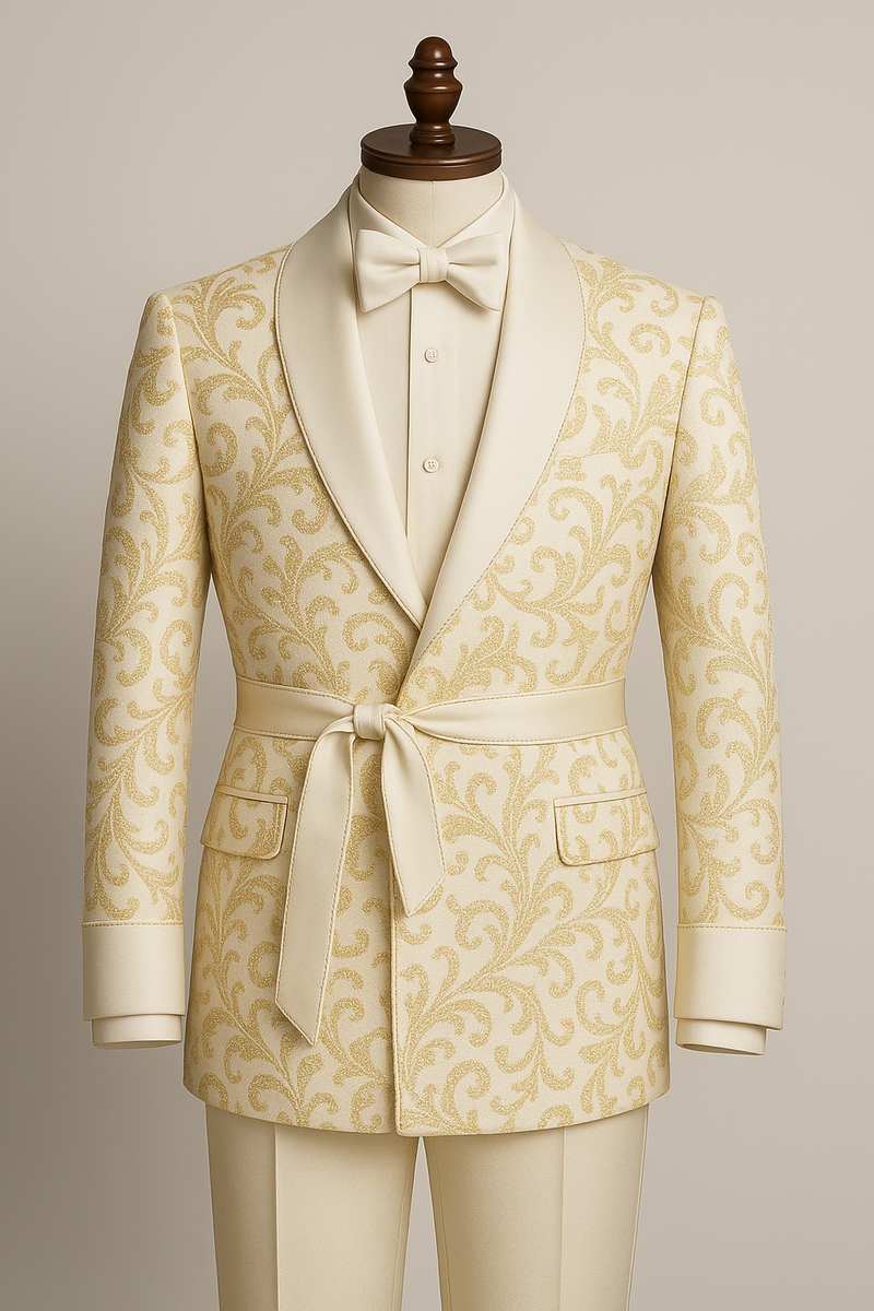 Rocksteady Ivory Jacquard Tuxedo