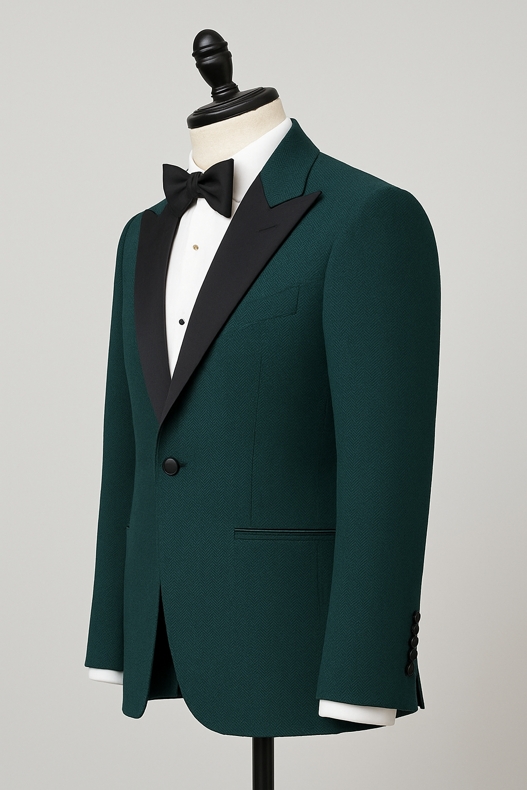 Emerald Jacquard Dinner Jacket